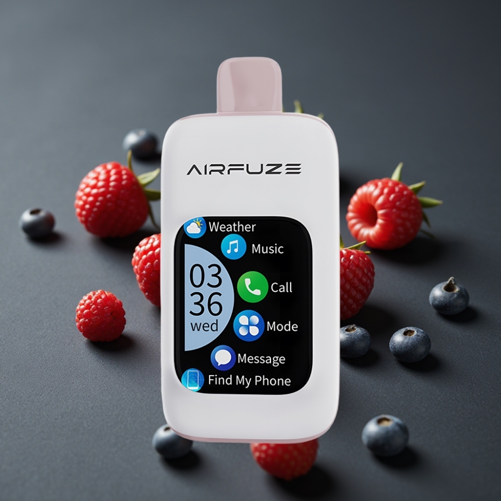 AirFuze Smart 30000 Puffs Bærblast Dispensable Pod med 5% Nikotin og Touch Skærm