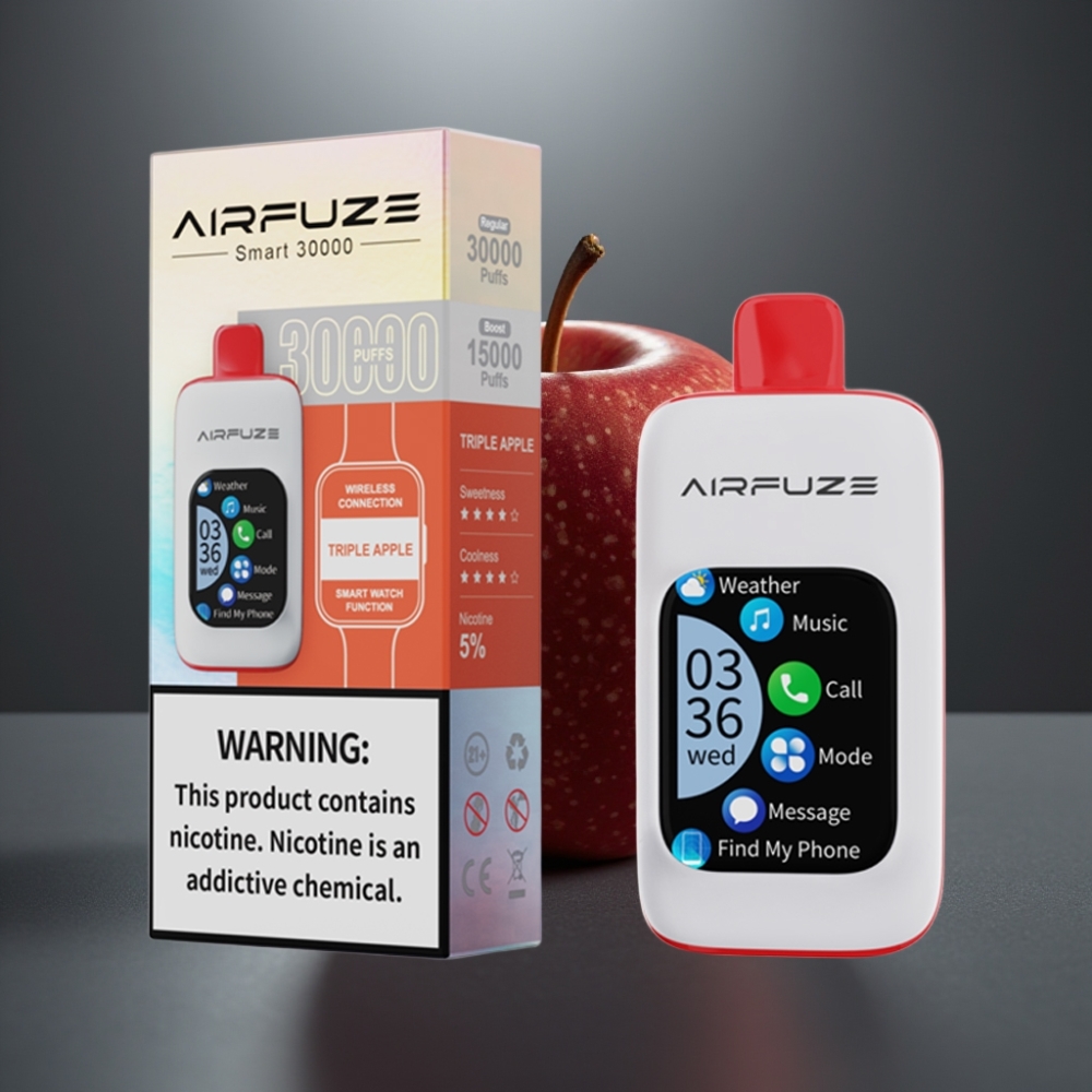 AirFuze Smart 30000 Puffs Triple Æble 2,01