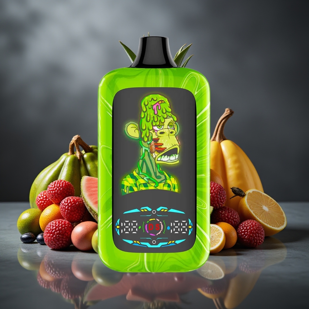 Fumot Digital Monkey 40000 Puffs Tropisk Regnbue Eksplosion Dual Mesh Coil Type-C