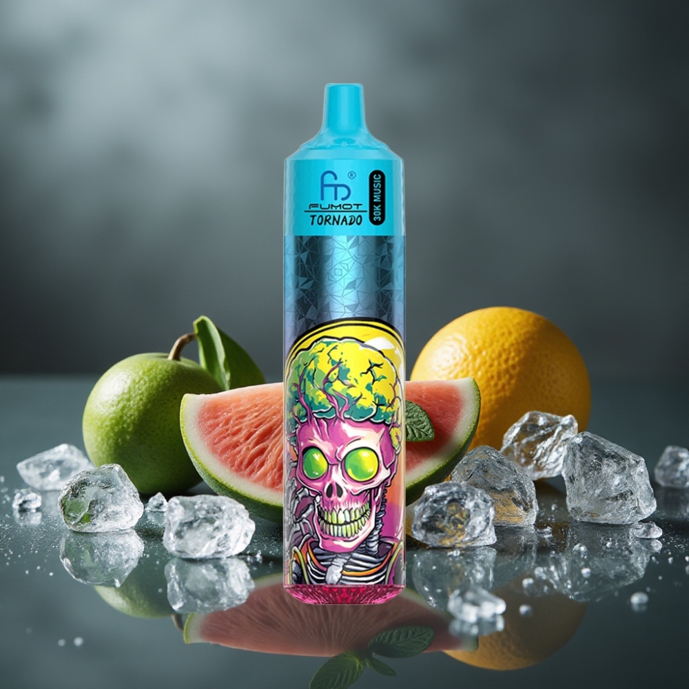 Fumot RandM Tornado 30000 Puffs Mint Is (Mynte Is) 30mL 5% 1.0 Ohm Mesh