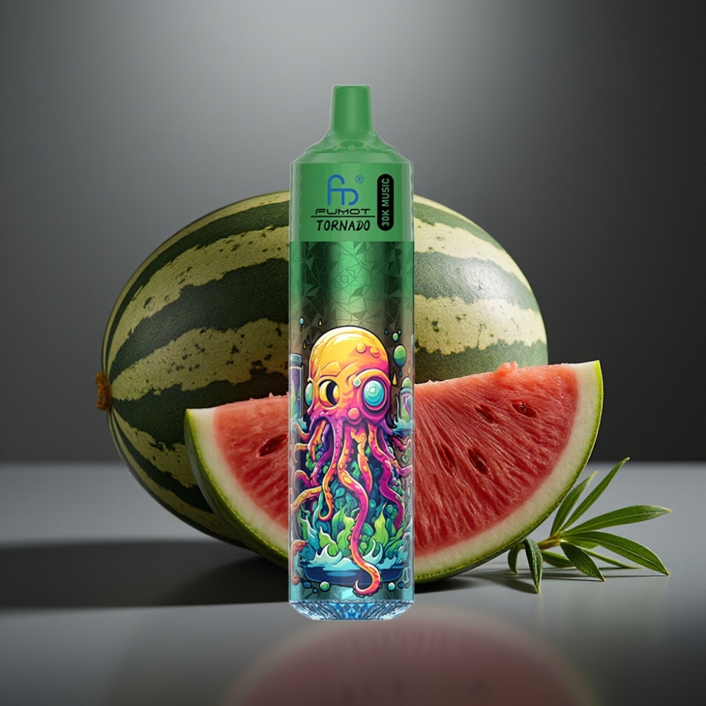 Fumot RandM Tornado 30000 Puffs Vandmelon Cantaloupe 30mL 5% 1.0 Ohm
