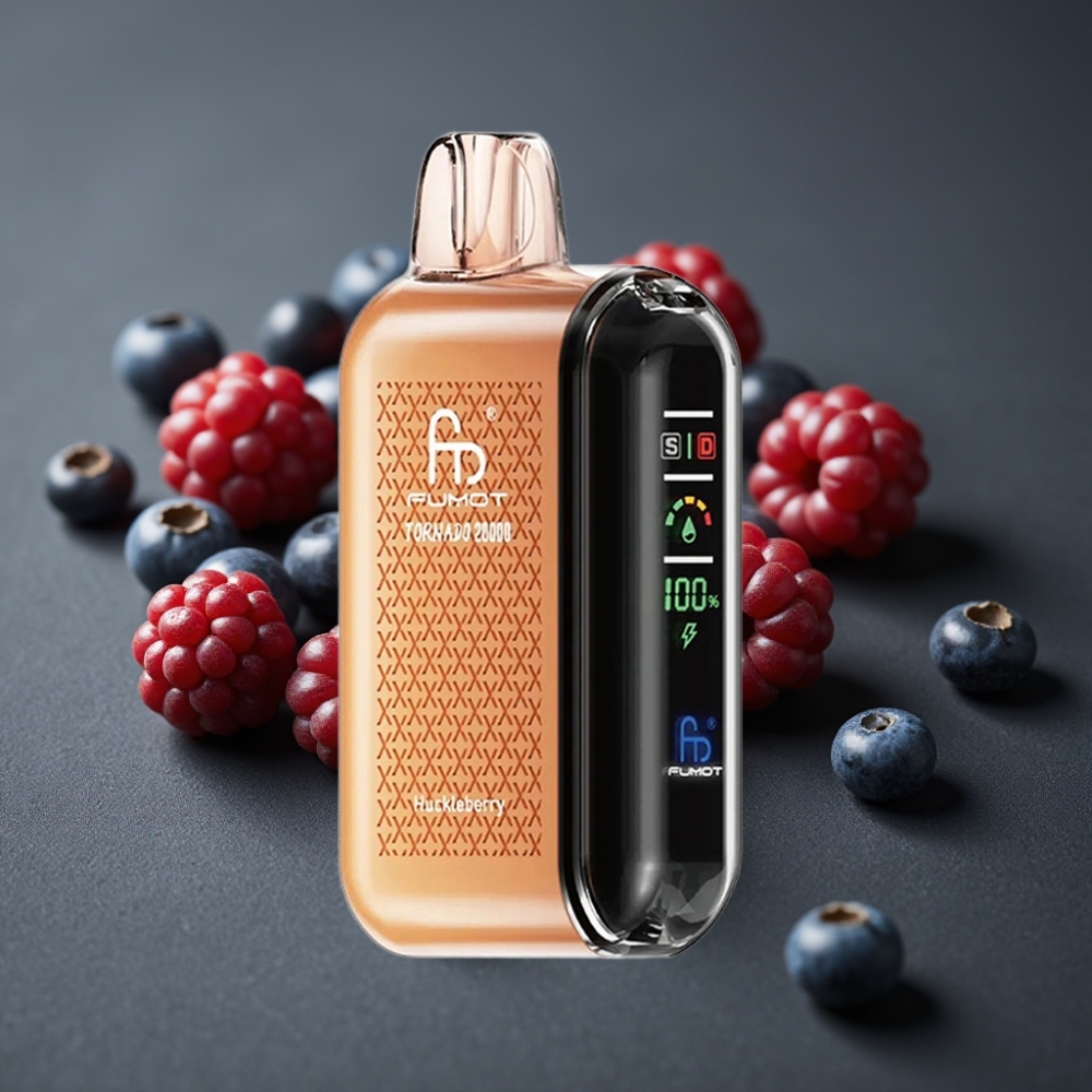Fumot Tornado 20000 Puffs Hyllebær Dual Mesh Coil 20ml 850mAh