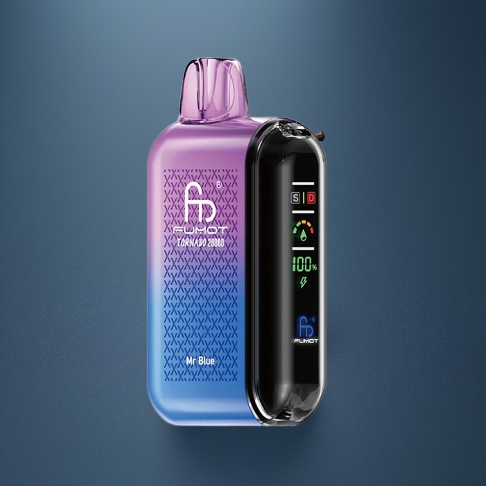 Fumot Tornado 20000 Puffs Mr Blå Dual Mesh Coil 20ml 850mAh