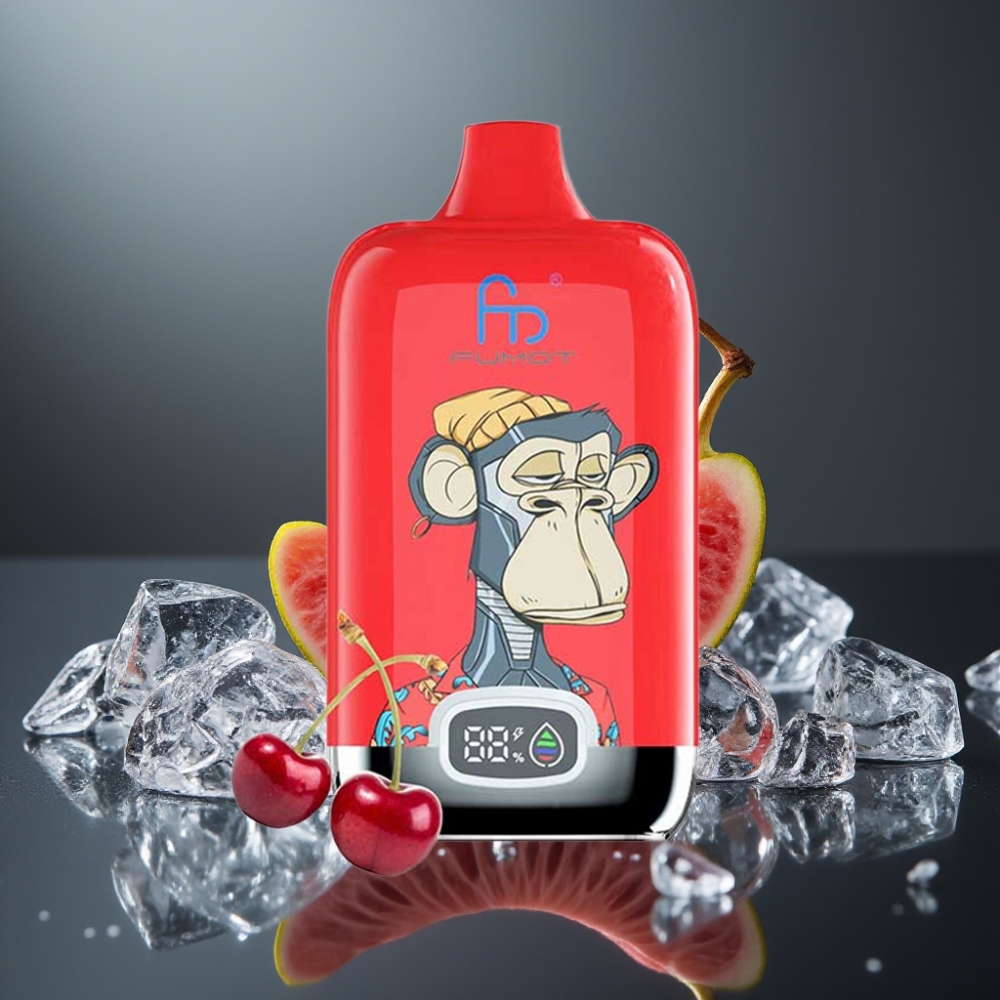 Fumot Tornado Digital Box 12000 Puffs Iskælder 20ml Mesh Coil Type-C