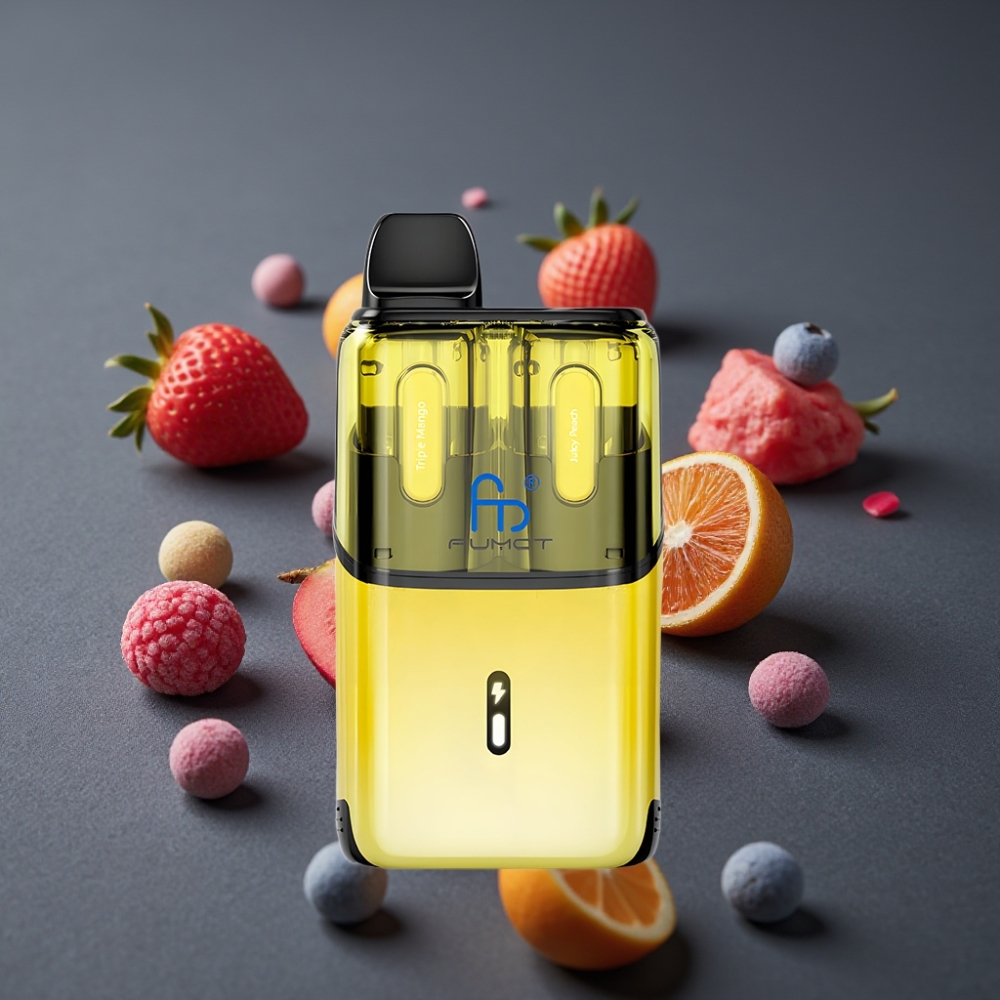Fumot Ultra T32000 Engangs Vape med 32000 puff, Regnbue Slik og 24ml e-væske