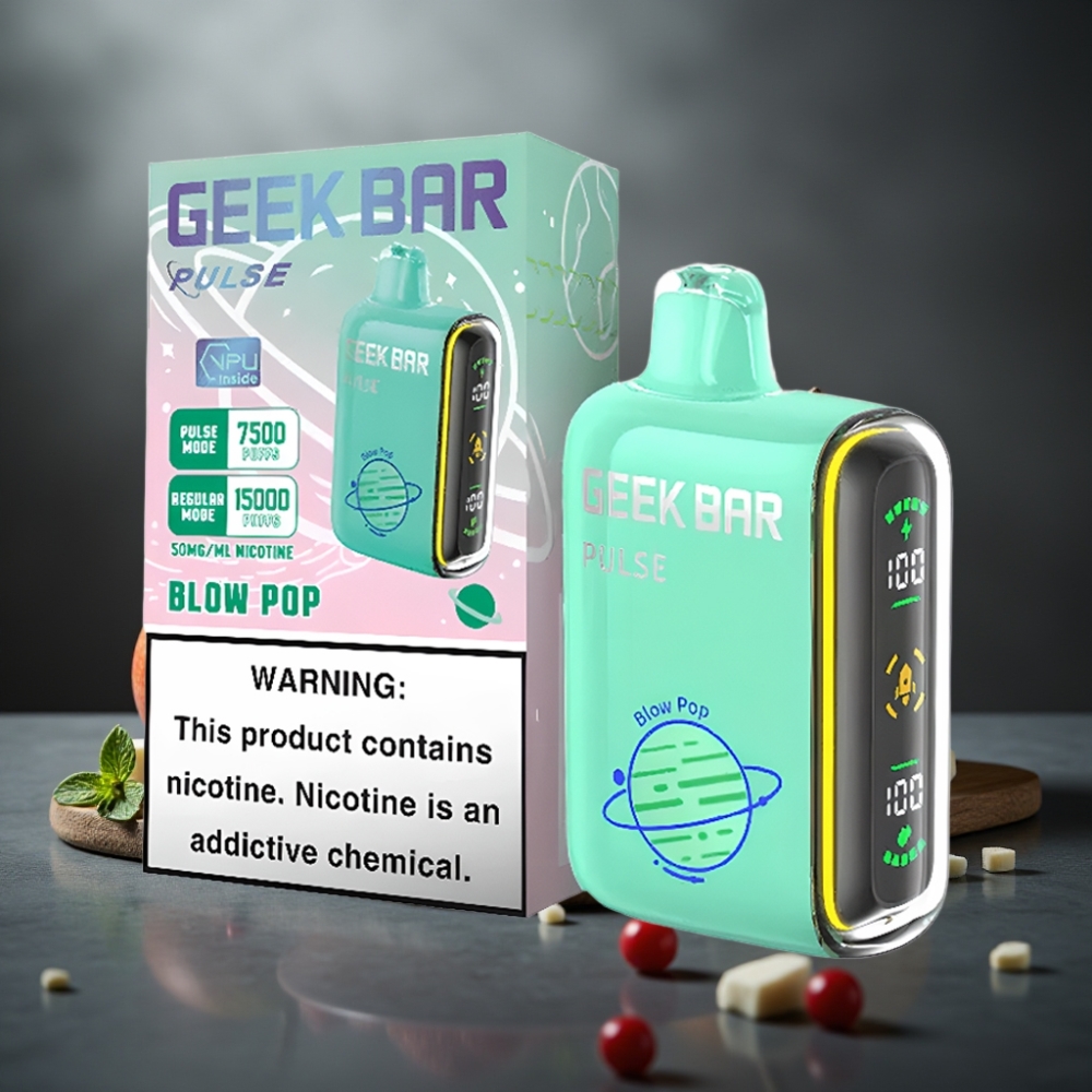 GEEK BAR Pulse 15000 Puffs 16ML 5% Luftstrømsjustering USB Type-C