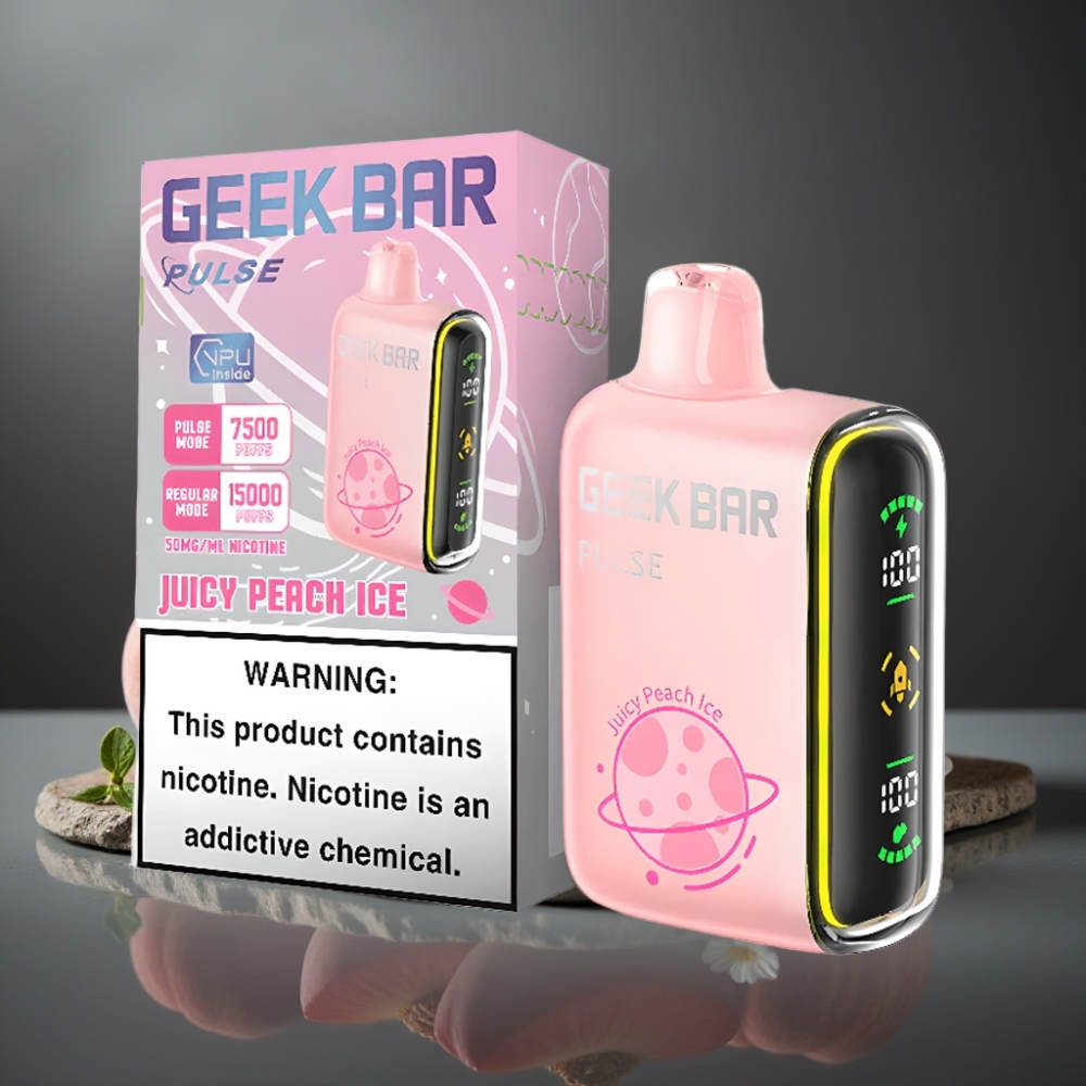 GEEK BAR Pulse 15000 Puffs 16ML 5% Luftstrømsjustering USB Type-C
