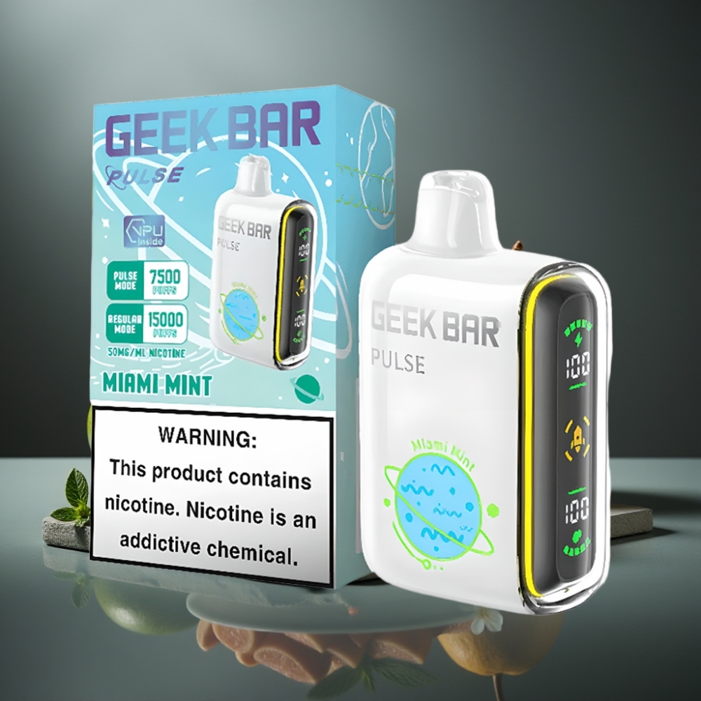 GEEK BAR Pulse 15000 Puffs 16ML 5% Luftstrømsjustering USB Type-C