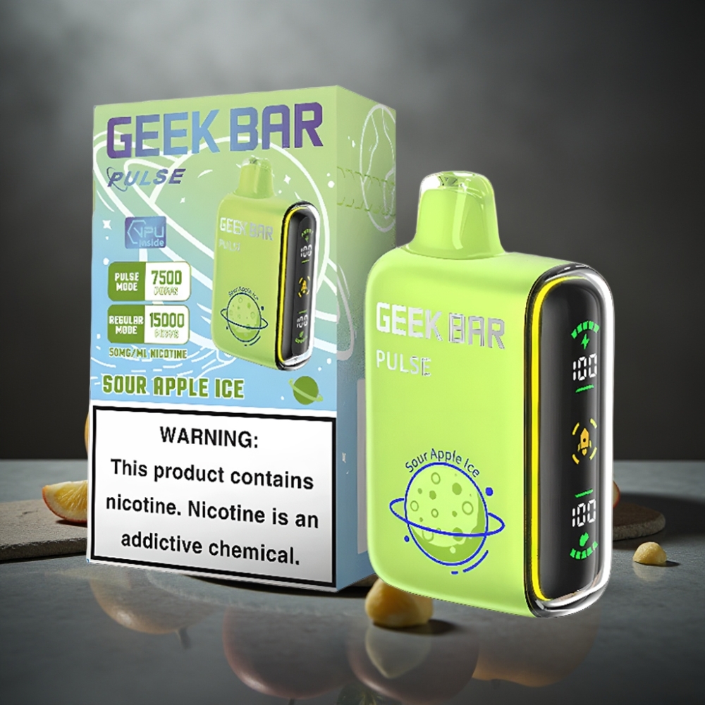 GEEK BAR Pulse 15000 Puffs 16ML 5% Luftstrømsjustering USB Type-C