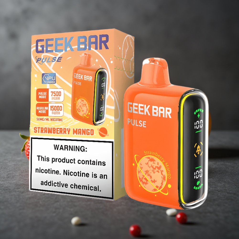 GEEK BAR Pulse 15000 Puffs 16ML 5% Luftstrømsjustering USB Type-C