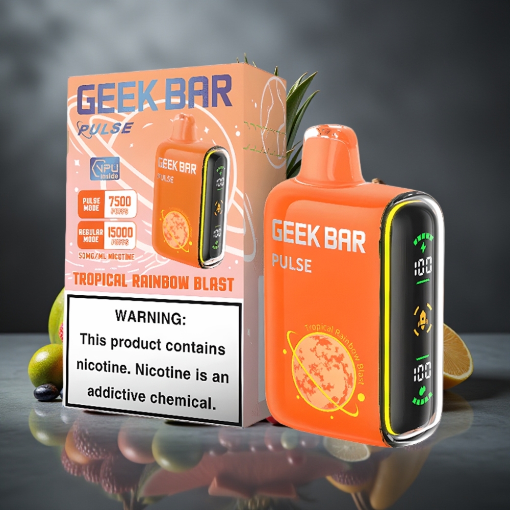GEEK BAR Pulse 15000 Puffs 16ML 5% Luftstrømsjustering USB Type-C