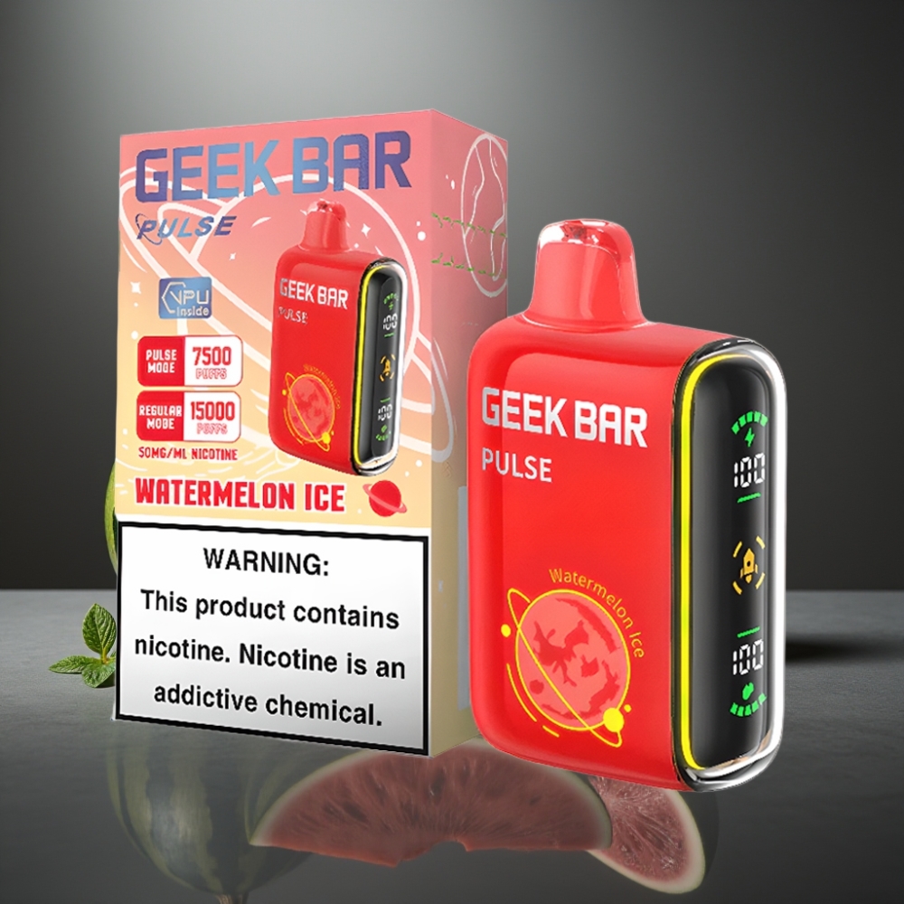GEEK BAR Pulse 15000 Puffs 16ML 5% Luftstrømsjustering USB Type-C
