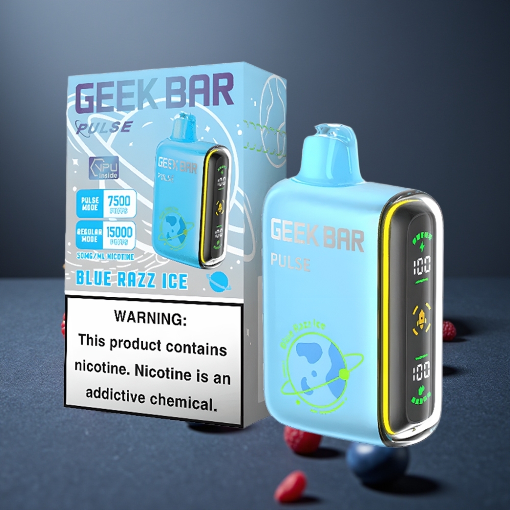 GEEK BAR Pulse 15000 Puffs 16ML 5% Luftstrømsjustering USB Type-C