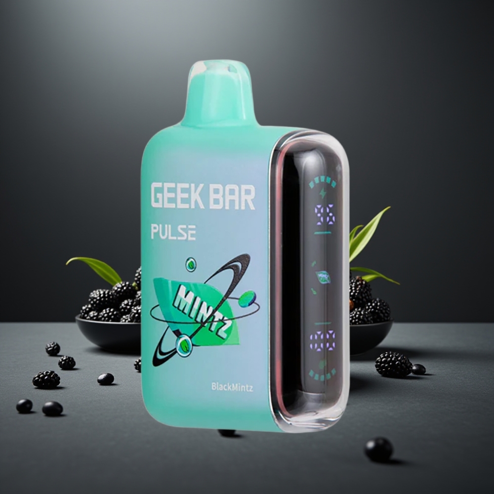 GEEK BAR Pulse 15000 Puffs Mynte Edition med 16ML og Justerbar Luftgennemstrømning