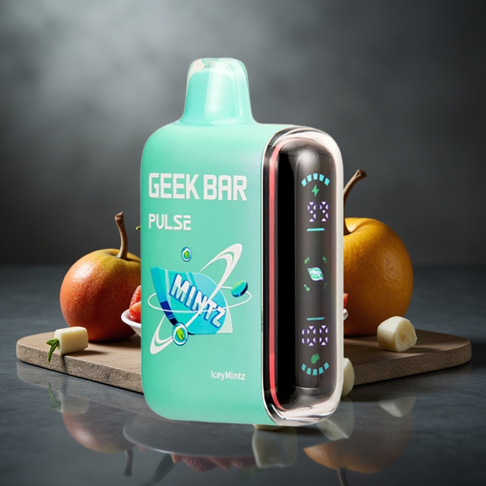 GEEK BAR Pulse 15000 Puffs Mynte Edition med 16ML og Justerbar Luftgennemstrømning