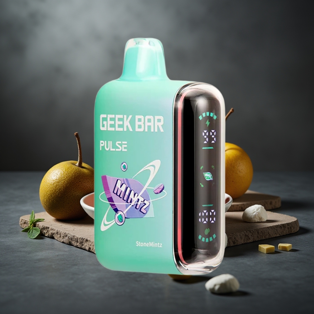 GEEK BAR Pulse 15000 Puffs Mynte Edition med 16ML og Justerbar Luftgennemstrømning