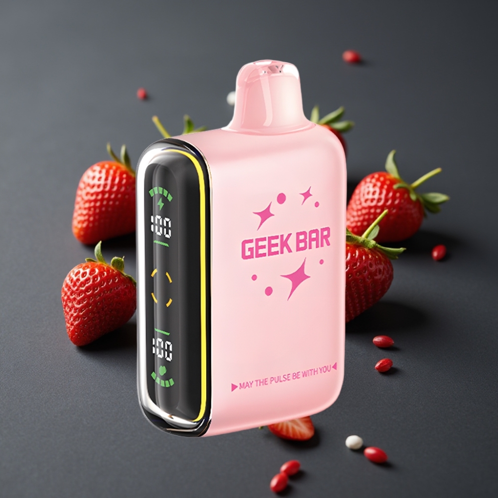 Geek Bar Pulse 15000 Pust 16ML 5% Nikotin Justerbar Luftflow USB-C