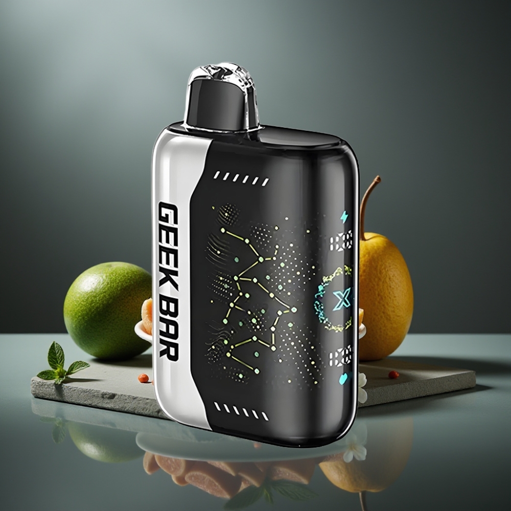 GEEK BAR Pulse X 25000 Puffs 0-5% Nikotin 18mL 3D Skærm Dual Mesh Coil