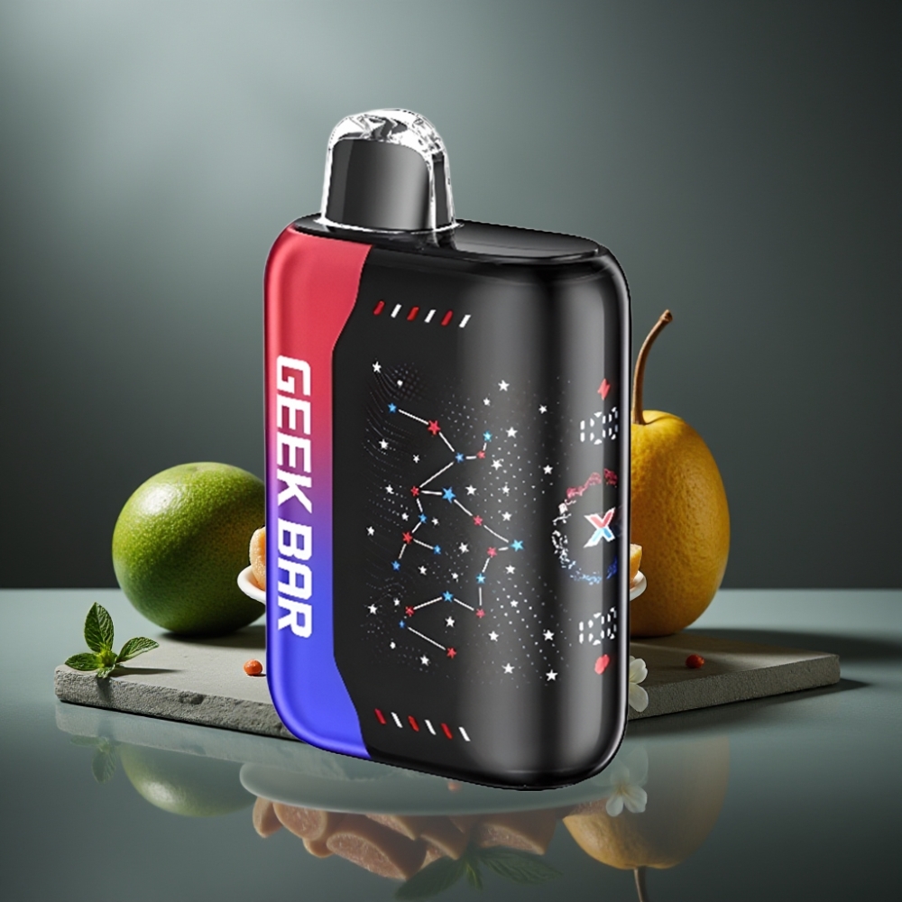 GEEK BAR Pulse X 25000 Puffs Patriot Edition med 18mL E-Væske og Dual Mesh Coil