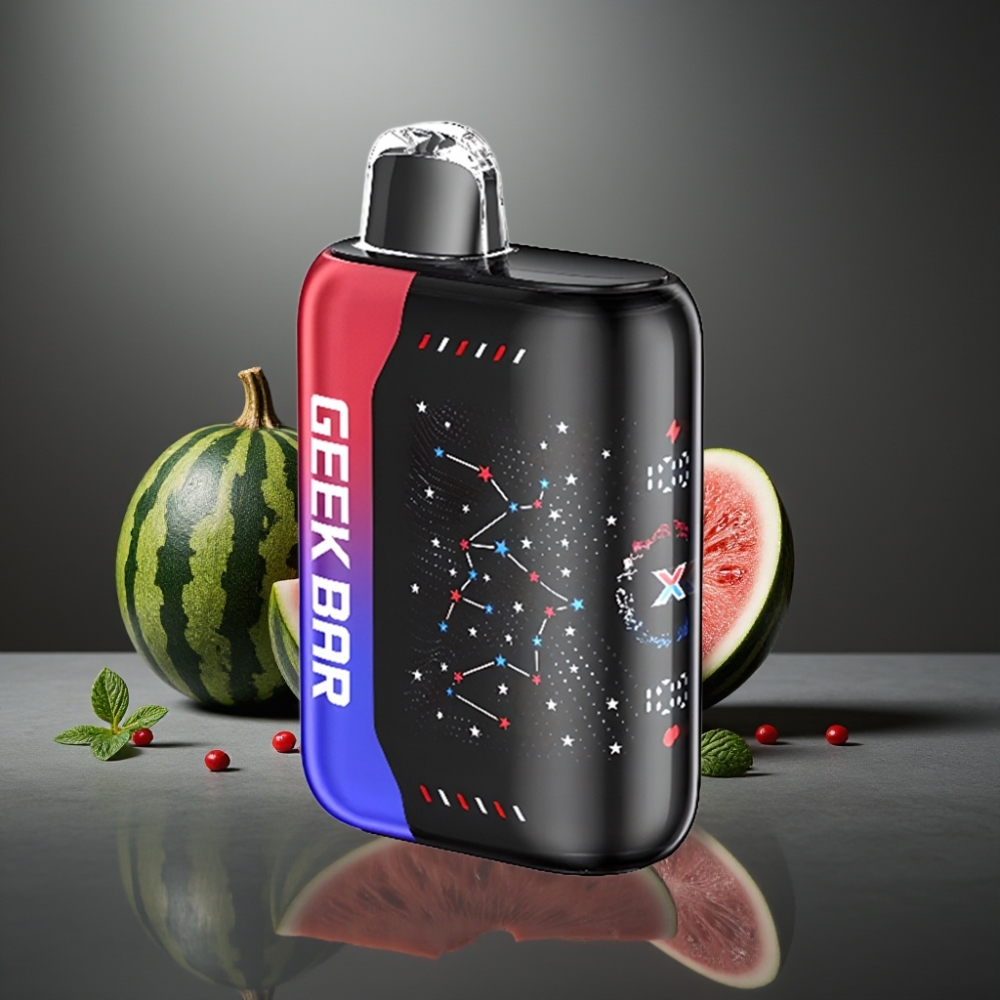 GEEK BAR Pulse X 25000 Puffs Patriot Edition med 18mL E-Væske og Dual Mesh Coil