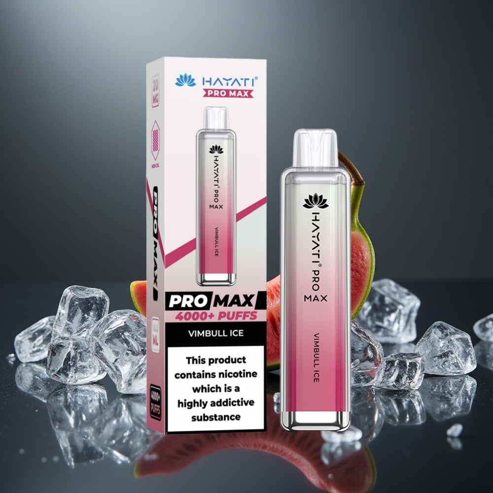 Hayati Pro Max 4000 Puffs Vimbull Is Rechargebar Dual Coil 1400mAh TPD