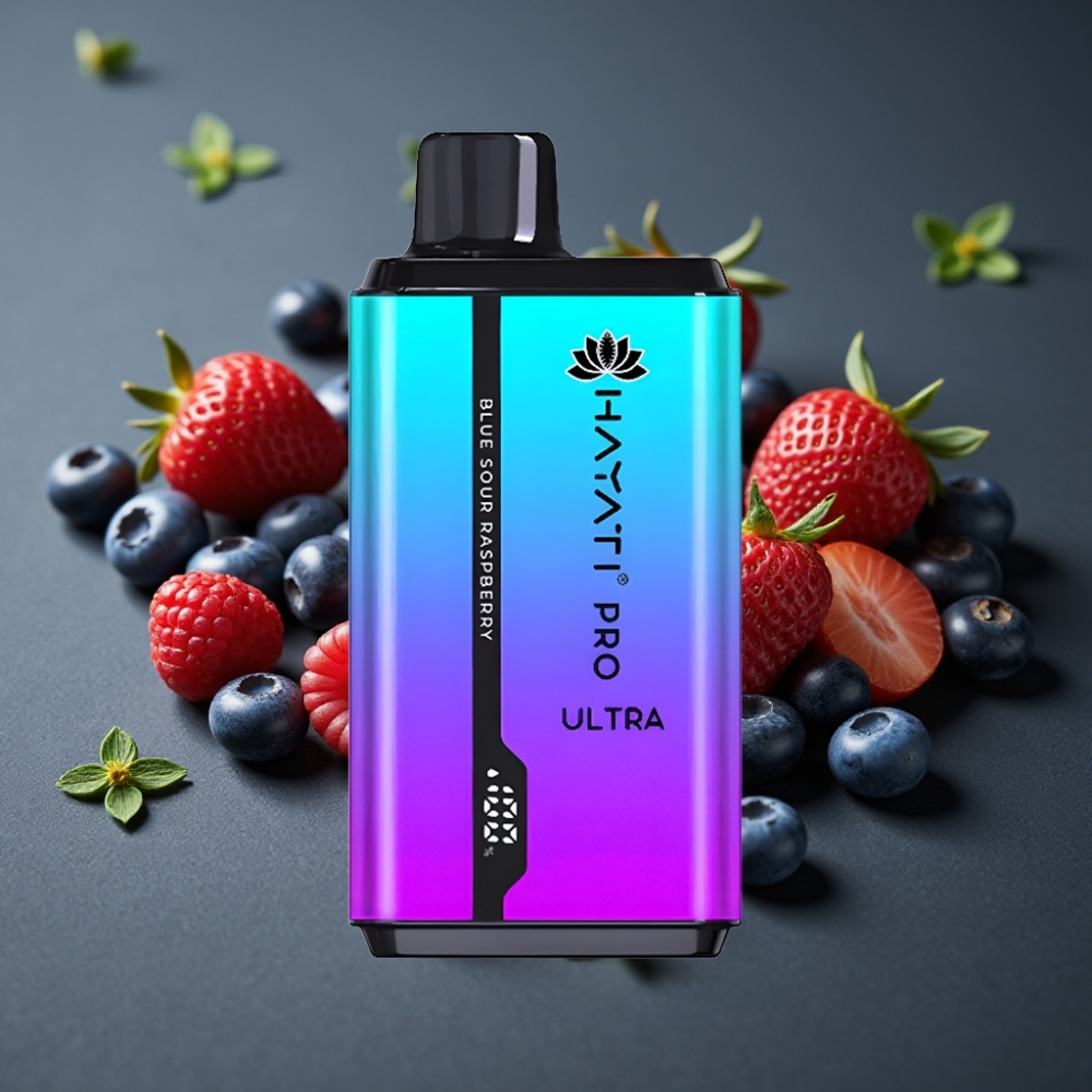 Hayati Pro Ultra 15000 Puffs Blåbær Jordbær Mentol 2×12ml 2% 850mAh