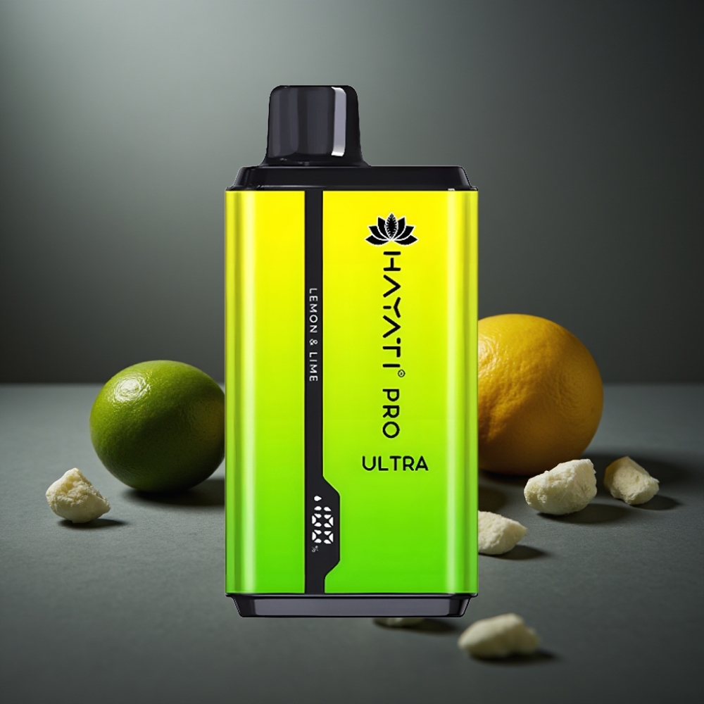 Hayati Pro Ultra 15000 Puffs Citron & Lime 2×12ml 2% 850mAh