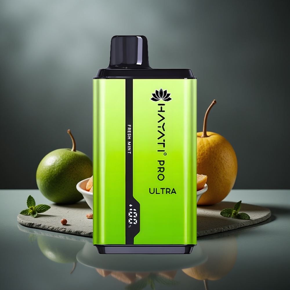 Hayati Pro Ultra 15000 Puffs Frisk Mynte 2×12ml 2% vape wholesale in Denmark