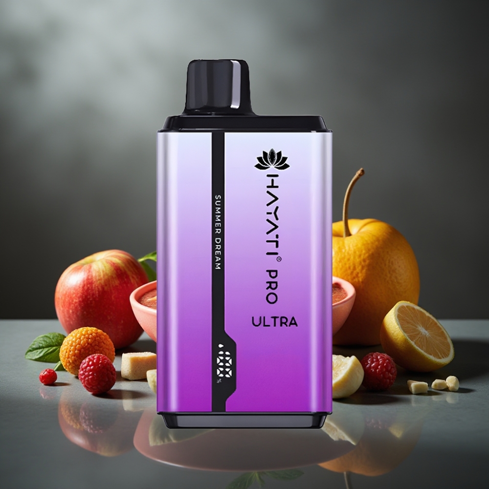 Hayati Pro Ultra 15000 Puffs Sommerdrøm 2×12ml 2% 850mAh