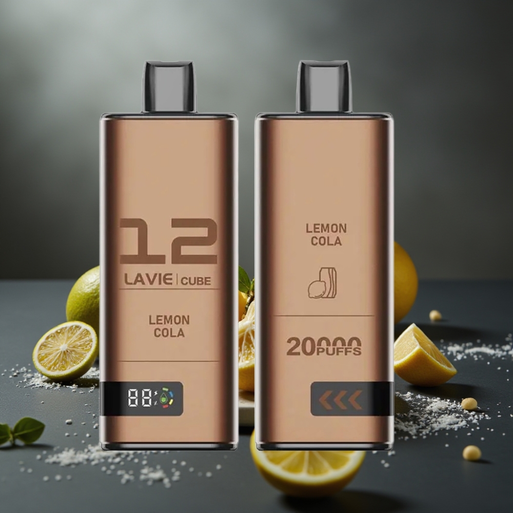 Lavie Cube 20000 Puffs Engangs Vape Citron Cola 5% Salt Nicotin 28ML Type C