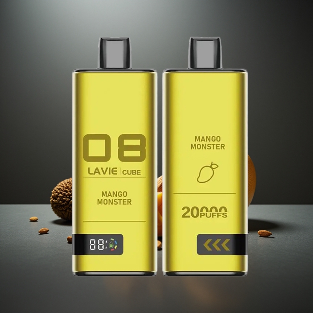 Lavie Cube 20000 Puffs Mango Monster Engangs Vape 28ML 5% Salt Nicotine