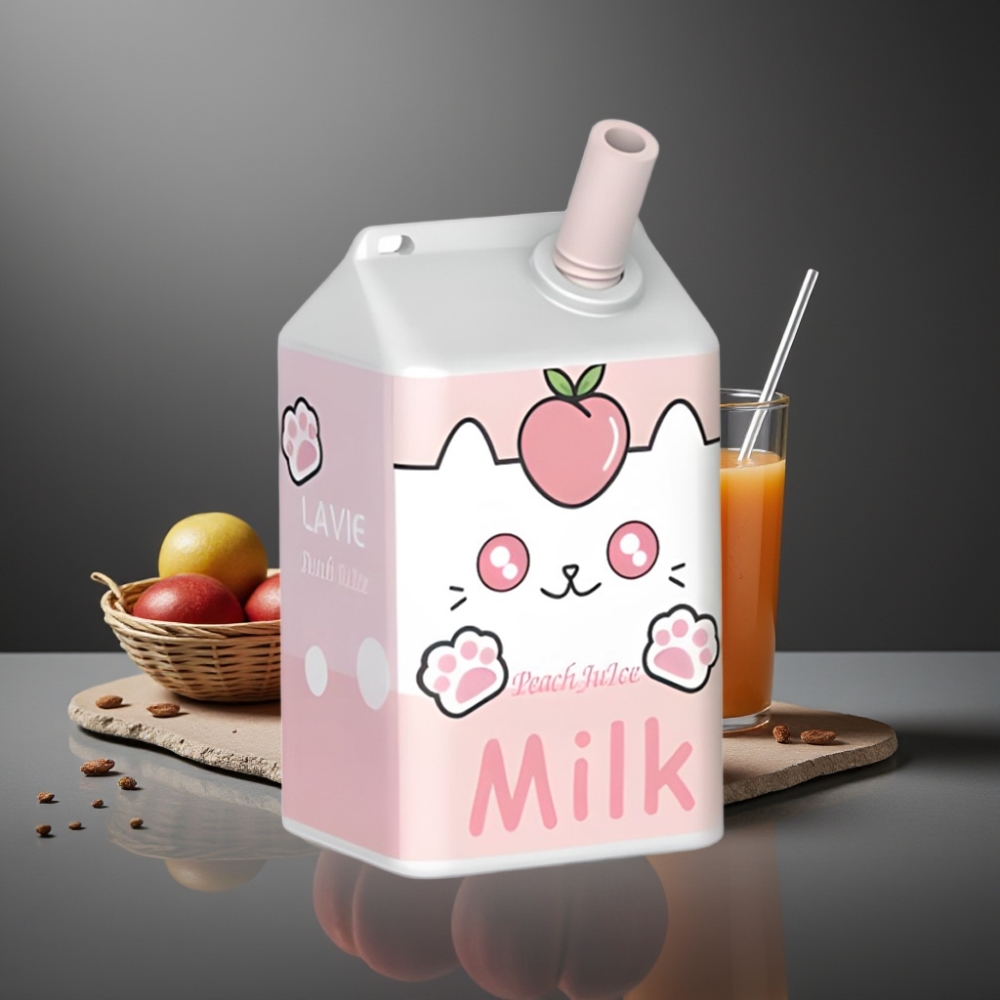 LAVIE Milk 7000 Puffs Ferskenjuice og Mælk Type C Opladningsbar 16ML 600mAh