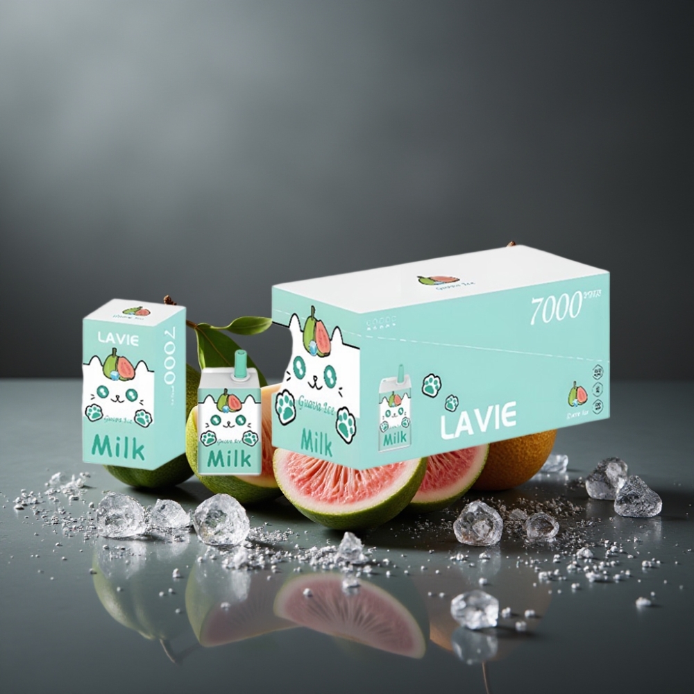 LAVIE Milk 7000 Puffs Guava Is 16ML 600mAh Type C vape wholesale in Denmark