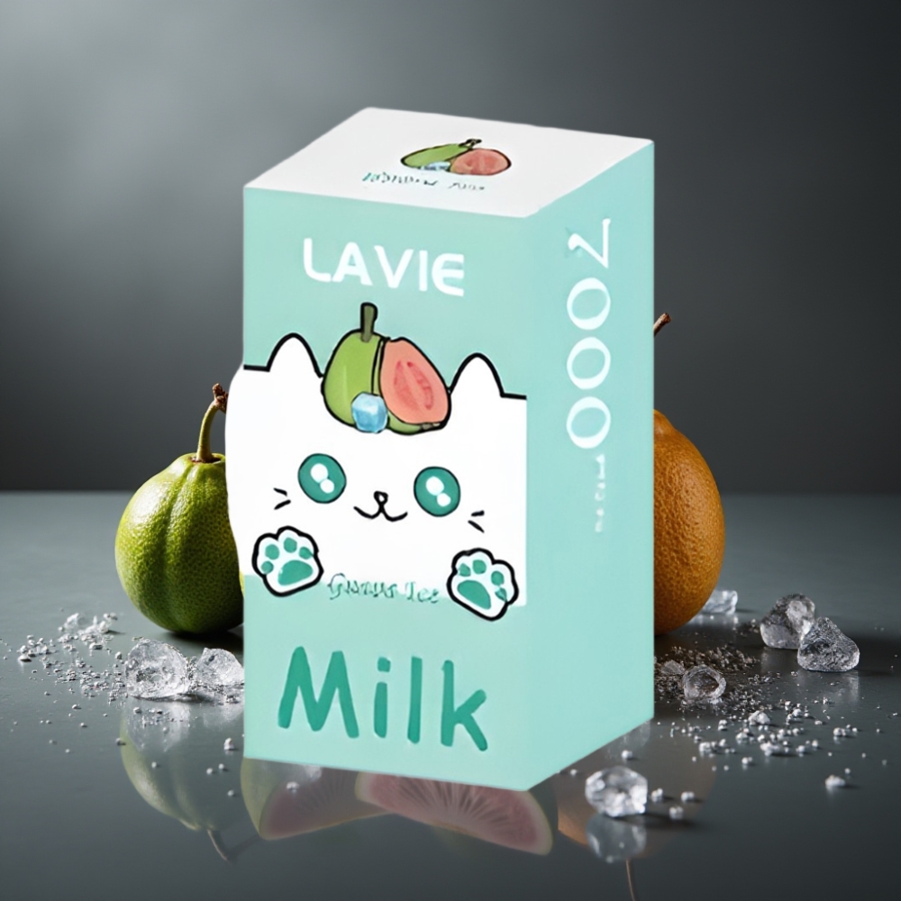 LAVIE Milk 7000 Puffs Guava Is 16ML 600mAh Type C vape wholesale in Denmark
