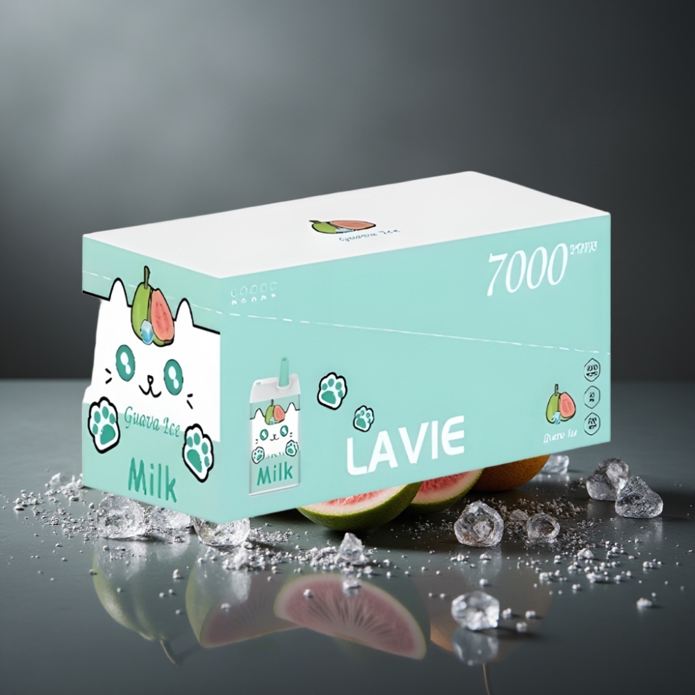 LAVIE Milk 7000 Puffs Guava Is 16ML 600mAh Type C vape wholesale in Denmark