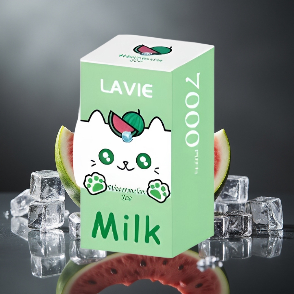 LAVIE Milk 7000 Puffs Vandmelon Is 16ML 5% Nikotin Type C
