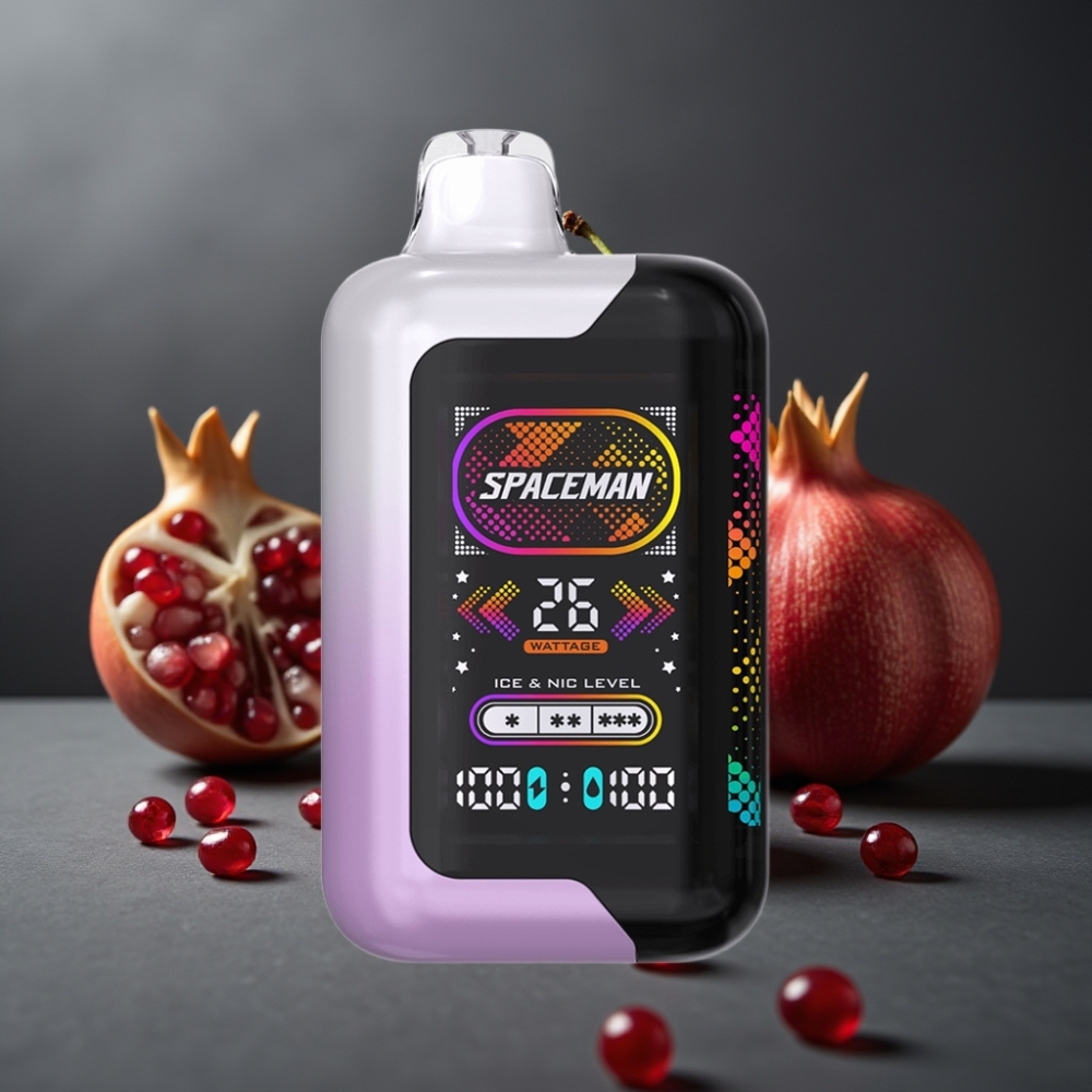 SMOK Spaceman SP40000 40000 puff Kirsebær Granatæble 0% nikotin 20ml 1000mAh