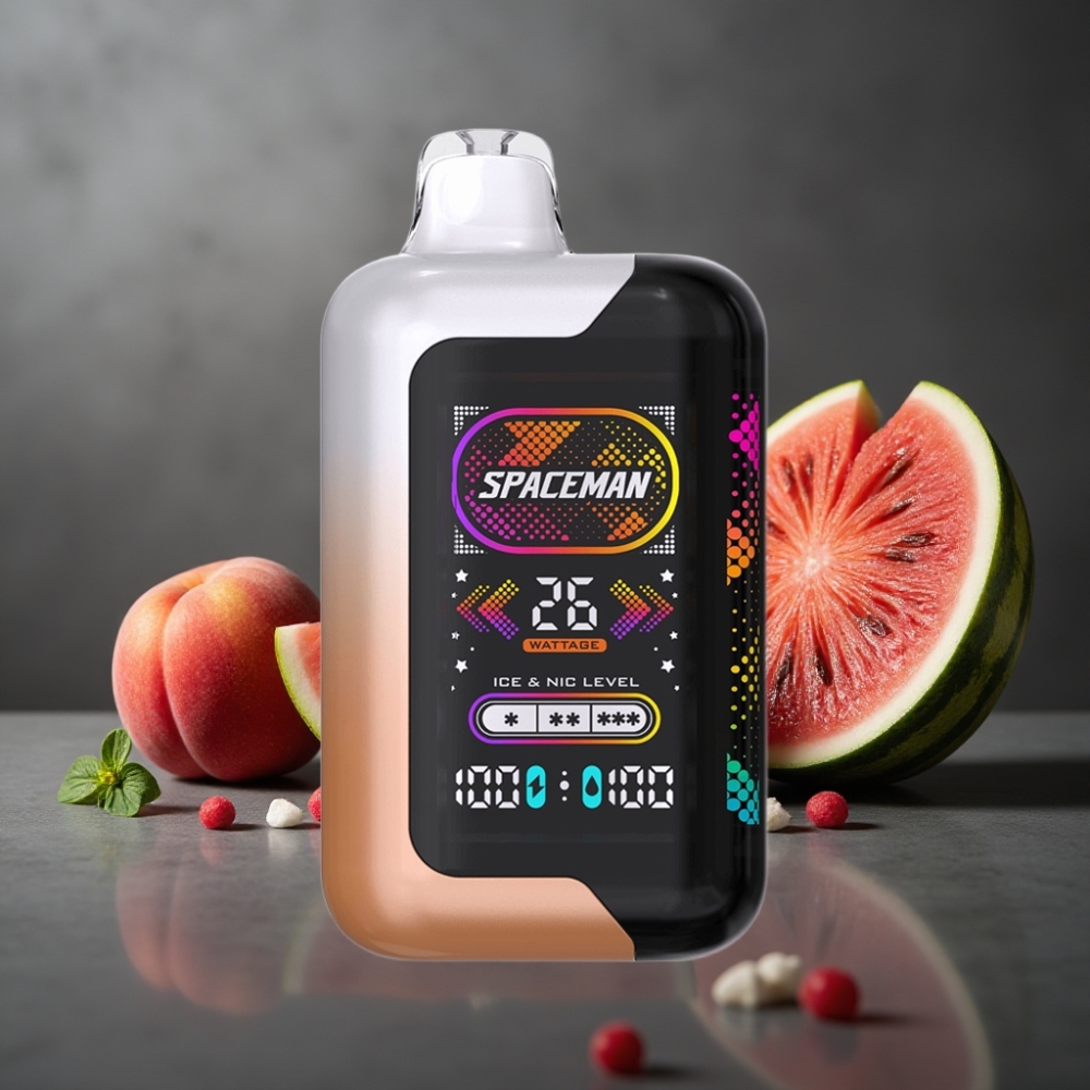 SMOK Spaceman SP40000 40000 puff Saftig Fersken Vandmelon 0% nikotin opla